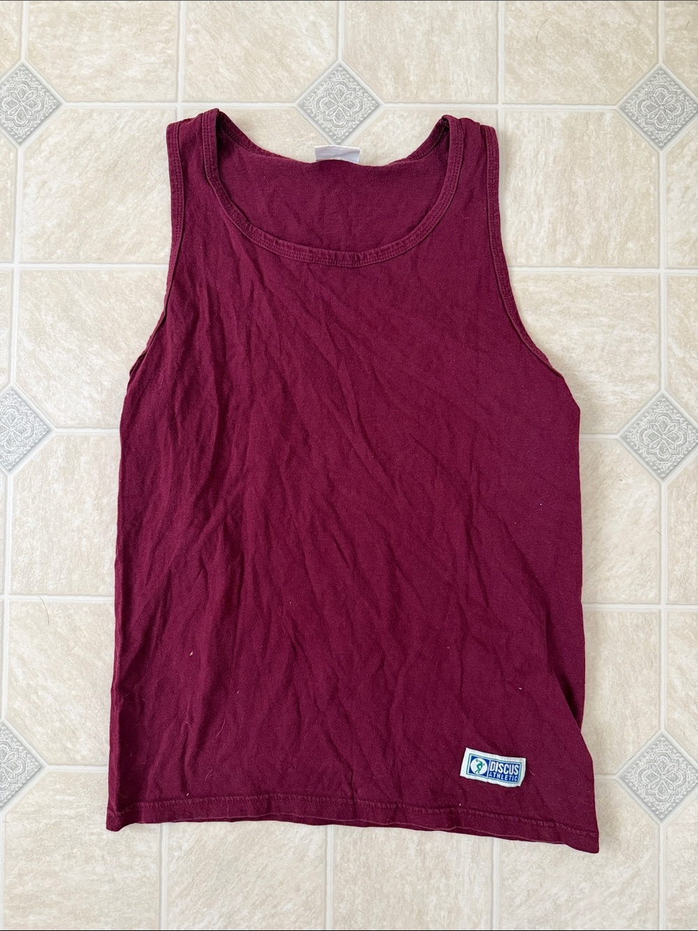 Discus Athletic Burgundy Tank